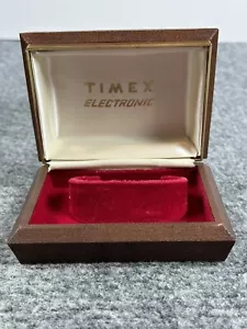 Vintage Timex Electronic Watch Empty Inner Presentation Wristwatch Box - Picture 1 of 10