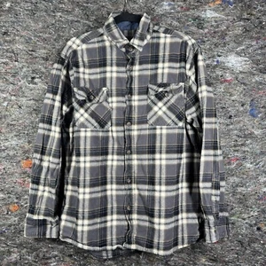 Jachs Shirt Mens Large Heritage Flannel Plaid Long Sleeve Button Up Lumberjack - Picture 1 of 12