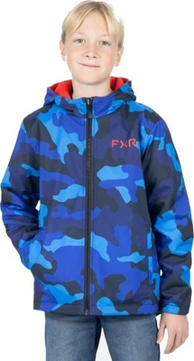 Chaqueta reversible FXR Ride Youth Element/Blue Hazard Foto 1 de 2