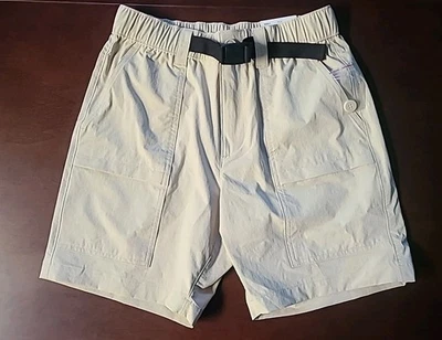 Bermuda cargo masculina Sonoma tamanho 30 cáqui claro cintura elástica nova com etiquetas NOVO - Imagem 1 de 4