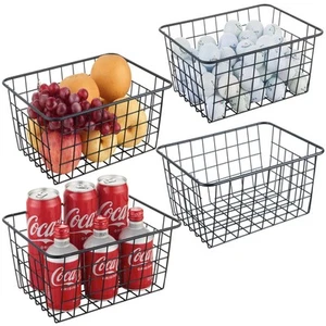 Wire Storage Basket 4 Packs,Perfect Kitchen Pantry Organization Storage Baske... - Picture 1 of 9
