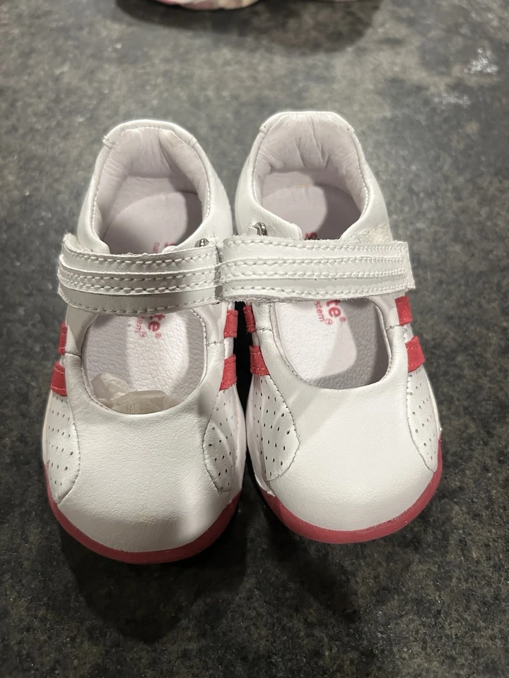 ZAPATILLAS STRIDE RITE MARY JANE BLANCO Y ROSA 5,5 MEDIANAS Bin C Foto 1 de 4