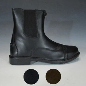 TuffRider Ladies Starter Front Zip Paddock Stiefel (schwarz, US Damengröße 10,5) - Bild 1 von 23