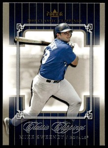 2005 Fleer Classic Clippings 57 Mike Sweeney   Kansas City Royals  Baseball Card