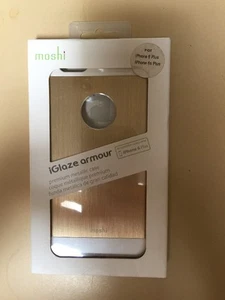 MOSHI iGlaze Armour - Funda metálica premium para iPhone 6+ y 6s Plus - dorada/blanca - Imagen 1 de 2