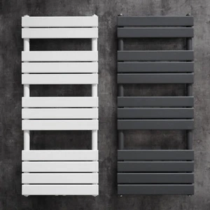 Design Heizkörper Handtuchtrockner Handtuchheizung 2in1 Mittel-& Seitenanschluss - Bild 1 von 18