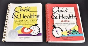 Quick & Healthy Recipes And Ideas Brenda Ponichtera Dietitian Vol 1 and 2 - Imagen 1 de 17