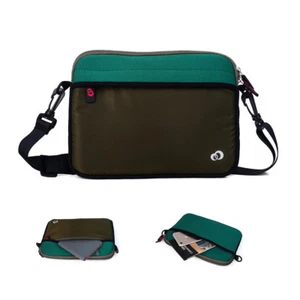 Slim Messenger Bag w/Pockets fit Apple iPad Air, iPad Air 2, iPad Pro 9.7 Inch - Picture 1 of 47