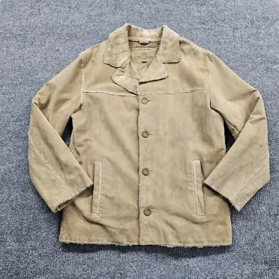 Abrigo Guess Outerwear Gamuza Cuero Para Hombre Grande Marrón Imitación Piel Forrado Exterior Foto 1 de 4