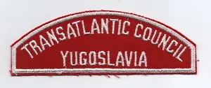 Transatlantic Council, Yugoslavia RWS Red & White Strip, Mint! - Picture 1 of 1