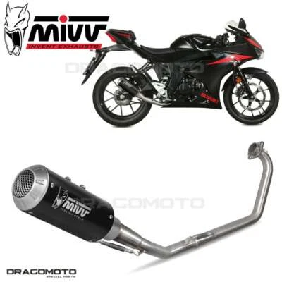 Impianto completo SUZUKI GSX-R 125 2017 2018 MIVV Mk3 Nero RC - Immagine 1 di 4