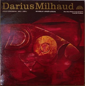 MILHAUD: Cello Concertos Nos. 1 & 2-M1969LP HUNGARIAN IMP Stanislav Apolin Cello - Picture 1 of 1