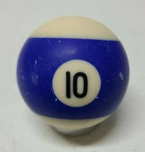 VTG Replacement Billiard Pool Ball 2 1/4" Diameter Standard # 10 Stripe Blue**** - Picture 1 of 4