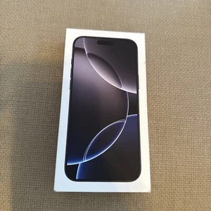 Apple iPhone 16 Pro Max Black Titanium 512GB Empty Box Only - Zdjęcie 1 z 2