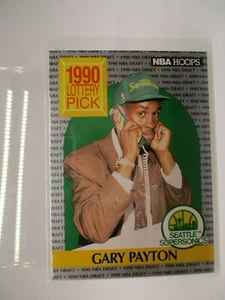 1990-91 Hoops #391 Gary Payton LS RC SONICS - Picture 1 of 1