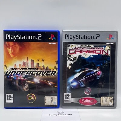 NEED FOR SPEED Undercover + Carbon PS2 Italiano Completi PAL Sony PlayStation 2 - Immagine 1 di 4
