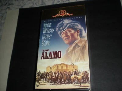 John Wayne "The Alamo" VHS 2 Tape Wide Screen Format Super Clean!  - Image 1 of 4