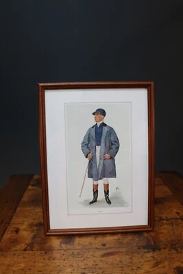 VANITY FAIR Retrato "Skeets" Jockey 1905 Enmarcado - REIMPRESIÓN Foto 1 de 4