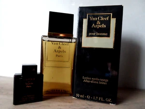 Van Cleef Arpels Pour Homme After Shave Splash 1.7 oz /50 ml + 5 ml EDT Mini - Picture 1 of 5