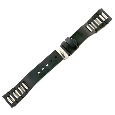 BVLGARI 18 ММ РЕЗИНА + НЕРЖАВЕЮЩАЯ СТАЛЬ ПОЛНЫЙ БРАСЛЕТ - Изображение 1 из 3