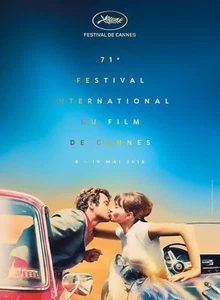 CANNES FILM FESTIVAL 2018 OFFIZIELLES ORIGINALPLAKAT 31 1/2"" 23 5/8"" GEROLLT NEUWERTIG - Bild 1 von 1