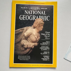 National Geographic March 1983 Ghost Ship, Atlantic Gateway Philadelphia No Map - Picture 1 of 2