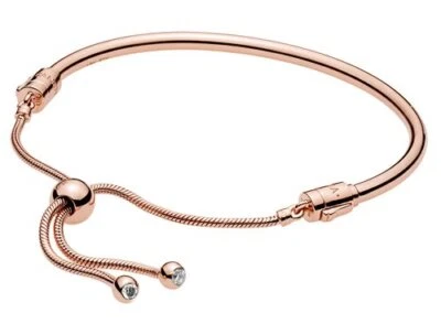 Nuevo Auténtico Pandora Momentos Serpiente Cadena Deslizante Pulsera - 587953CZ Foto 1 de 4