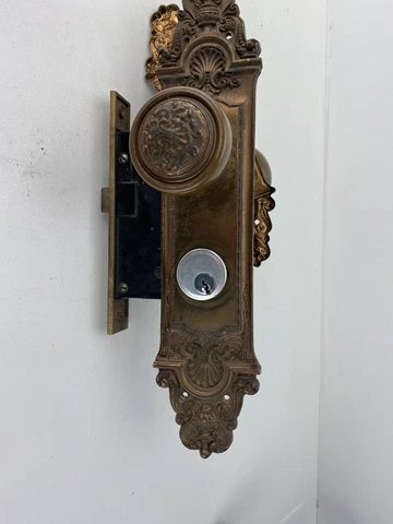victorian entry door lock set Cover