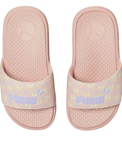 Puma Cool Cat Sandali Albicocca Blush Lavanda Leggera Farfalla 11 US Bambino