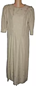 Mennonite Modest Cape Dress Christian Handmade 38"Bust/34" Drop Waist EUC - Picture 1 of 6