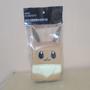 US Seller NEW Pokemon Eevee Plush Deck Box Case Japanese Japan Pokemon Center - Picture 1 of 4