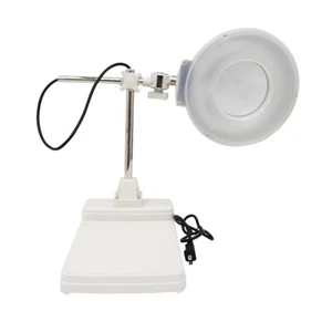10x Benchtop Magnifier Lamp Cross Holder Table Magnifying Glass 110V 86B New - Picture 1 of 17