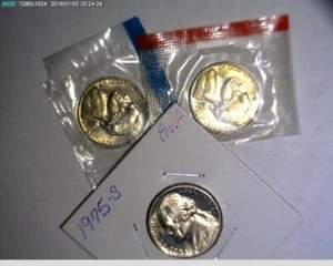 Jefferson Nickels PDS 1975 sin circular en violonchelo como nuevo y prueba - Imagen 1 de 2