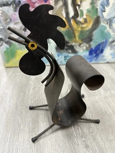 Vintage Metal Art Rooster Napkin Holder - Picture 1 of 7