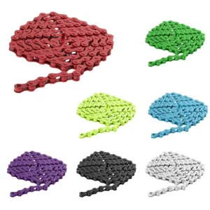 BMX Colorful 1/2" x 1/8" Fixed Bike Chain 96 Links Bicycle Chains Fixed Gear - Picture 1 of 15