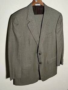 Yves Saint Laurent YSL Vintage 2 Piece Suit Men's 44R + 36x31 Pant Made in ITALY - Picture 1 of 18