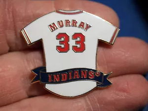 Eddie Murray Cleveland Indians Lapel Pin MLB Baseball Player Jersey Pin #33 - Picture 1 of 1