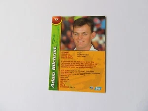 Adam Gilchrist - Australia ACB cricket card Test stars Topps ACB Gold T7 - Picture 1 of 2