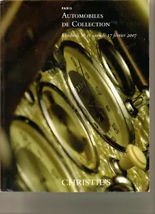 CHRISTIE'S Cars Auto Union Ferrari Bentley Memorabilia Auction Catalog 2007 - Picture 1 of 1