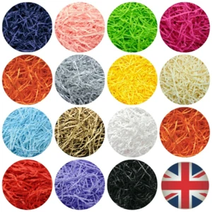 Luxury Shredded Hamper KRAFT PAPER Gift Box Xmas Hamper Filler Packaging UK - Picture 1 of 9