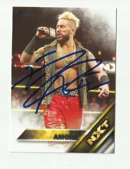 WWE  NXT ENZO AMORE  2016 Topps  Signed Card - Image 1 of 1