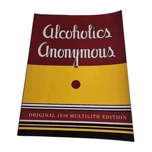 Alcoholics Anonymous Multilith 1938 2016 Paperback Book - Picture 1 of 6