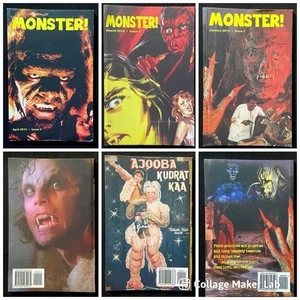 Timothy Paxton (editor) - Monster! - Issue 1.2 & 4 - 2014 Vintage Horror - Picture 1 of 7