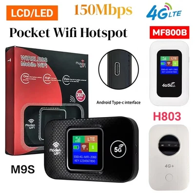 Unlocked 5G LTE Portable WiFi Router - Wireless Hotspot LCD Mobile Broadband NEW - Image 1 of 4