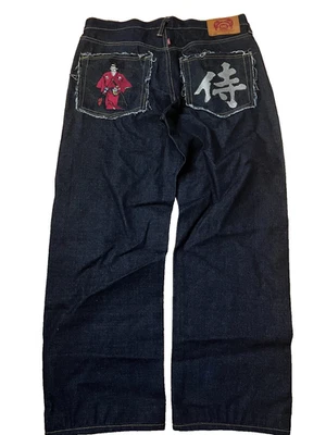 Pantalones de mezclilla holgados RMC Red Monkey Company de Martin Ksohoh para hombre talla 34 lote 1002 Foto 1 de 4