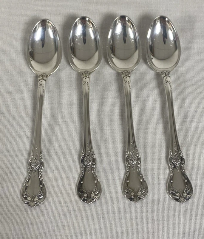 Old Master by Towle 纯银 4 件套 Demitasse 勺子 4.2 — 第 1/4 张图片