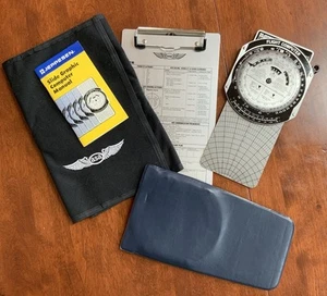 Vintage Jeppesen Sanderson Flight Computer ASA with Case Clipboard Manuel NOS - Picture 1 of 8