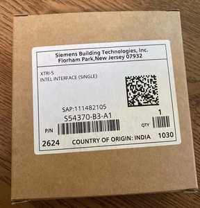 NEU SIEMENS XTRI-S Single Input Interface Fire Alarm Module P/N: S54370-B3-A1 - Bild 1 von 1