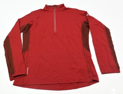 Pullover Icebreaker GT 200 para hombre grande rojo calce ajustado manga larga ligero Foto 1 de 4