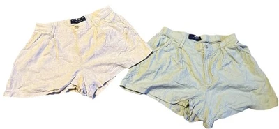 Lote de 2 pantalones cortos Livvy de tiro ultra alto talla grande Hollister para mujer súper lindos Foto 1 de 3